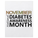 Diabetics November Diabetes Awareness Month flyers