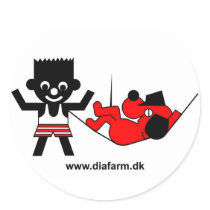Diafarm Round Sticker