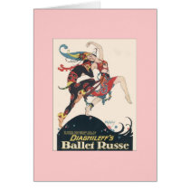 Diaghilev's Ballets Russes Greeting Card