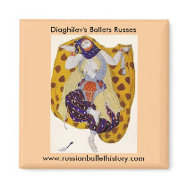 Diaghilev's Ballets Russes Magnet