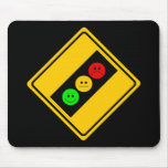 Diagonal Moody Stoplight Ahead Mousemat