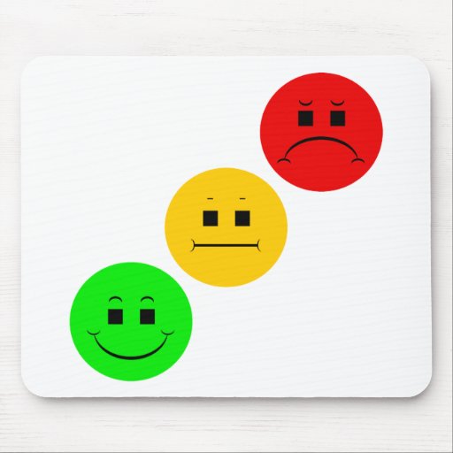 Diagonal Moody Stoplight Sans Stripe Mousepads