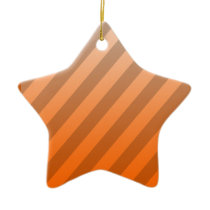 Diagonal Striped Designer ornaments