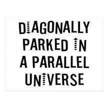 Diagonally Parked Post Cards