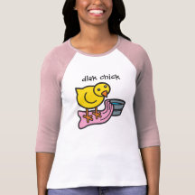 Diak Chick with Towel and Basin T Shirts