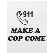 DIAL 911 FLYER DESIGN