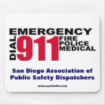 Dial 9-1-1 mousepads