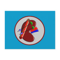 Dialysis  And Kidney Design Gifts Postcard
