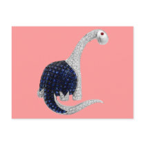 Diamond and Emerald Dinosaur