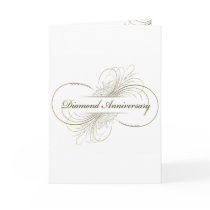 Diamond anniversary greeting card