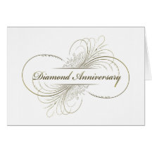 Diamond Anniversary Greeting Cards