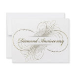 Diamond anniversary invitations