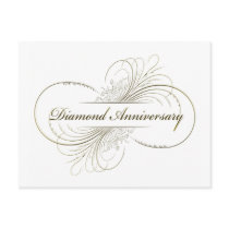 Diamond anniversary postcard