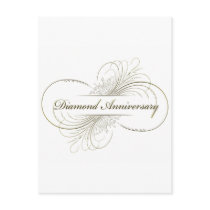 Diamond anniversary post card