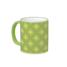 Diamond  Apple Quilt Coffee Mug
