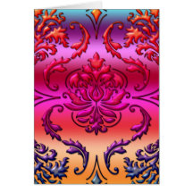 Diamond Damask, Reverse Rainbow Fade #5 Cards