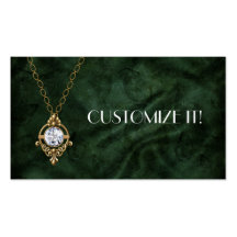 Diamond Gold Bling Custom Business Cards