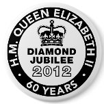 Diamond Jubilee Commemorative Button
