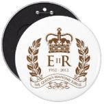 Diamond Jubilee Commemorative Button