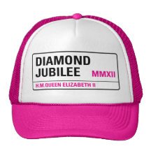 Diamond Jubilee Commemorative Cap [Street Sign] Mesh Hats