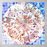 Diamond Mandala 1.2 (Centre of Energy) posters