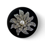 Diamond & Pearl Brooch Buttons