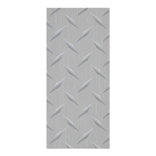 Diamond Plate Metal Customized Rack Card
