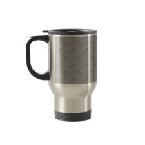 Diamond Plate Metal Coffee Mugs