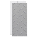 Diamond Plate Metal rack cards