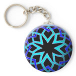 Diamond Pysanka Keychain