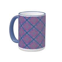 Diamond Quilt Pattern 1 Mugs