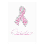 Diamond Ribbon Message Card business cards