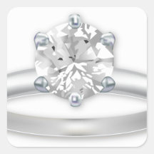Diamond Ring Bling Clipart Stickers