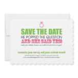 Diamond Ring Wedding Save the Date invitations