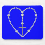 Diamond Rosary - Hail Mary Full of Grace Mousepads