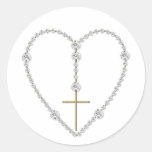 Diamond Rosary - Hail Mary Full of Grace Stickers