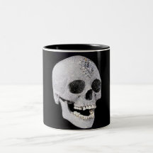 Diamond skull product mugs