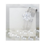 Diamonds and Pearls Wedding Notepad