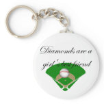 Diamonds are a girl's best friend T-shirts keychains