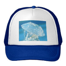 diamonds are the girls best friend mesh hat