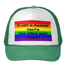Diamonds arent a girls best friend trucker hats