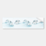 Diamonds-isolated-on-white1587 WHITE DIAMONDS LIGH Bumper Stickers