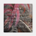 Diamonds on a Leaf; 2012 Calendar Magnet