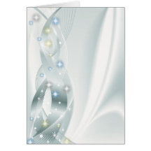 Diamonds on Silver Card