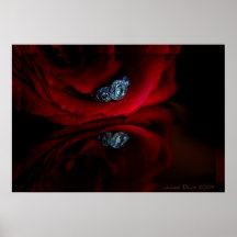 Diamonds & Roses Posters