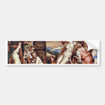 Diana And Callisto By Tizian (Best Quality) Bumper Sticker