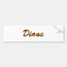 Diana Bumper Sticker