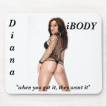 Diana Fishnet Mousepad