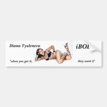 Diana Tyuleneva, iBODY, Bumper Sticker