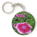 Dianthus keychains